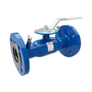 Кран шаровой стальной с измерительным ниппелем PN 16-40 фланцевый LD Energy Regula КШ.Ц.Ф